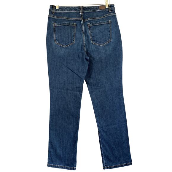 Lee Jeans Womens 32x29 Blue Relaxed Fit Straight Leg High Rise Stretch Slims - Picture 2 of 10